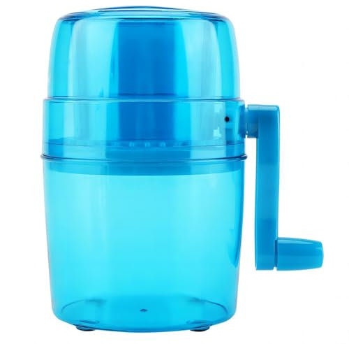 Ice Maker, 1.1L Kitchen Manual for Making Snow Cones, Crank Handle