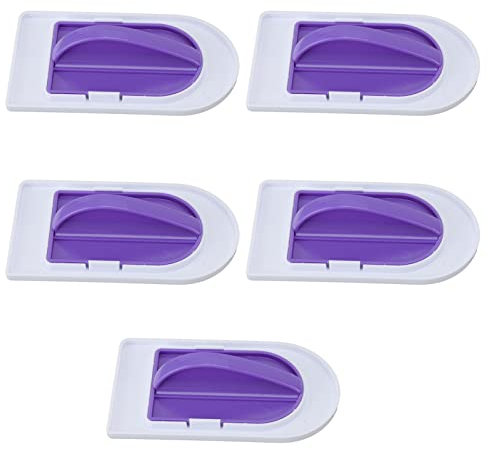 5Pcs Fondant Cake Smoother Food Grade Plastic Handle Design Cake Decorate Smoother Polisher for Home Cake Shop, Cake Smoother Polisher Baking Tools