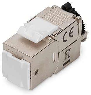 DIGITUS Cat. 6A Keystone Module, Shielded with Intelligent Cable Manager