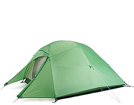 Ultraleichtes DREI-Personen-Zelt, verdickt, regenfest, für Outdoor-Camping, Front-Opening-Zelte, die mit wechselndem Wetter zurechtkommen, komfortable Raumbelüftung und Belüftung