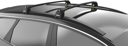 TURTLE kompatibel mit Volkswagen Passat Alltrack (B8) 2015-2024 Air2 Dachträger | SCHWARZ