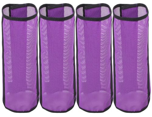 VANZACK 4stücke Teiliges Atmungsaktives Netz- Pferdebeine Fliegengamaschen Strapazierfähigem Material Schützend Und Stilvollem Design Für Outdoor-