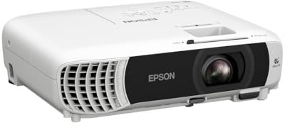 Videoproiettore con lampada WXGA EB-W55 conveniente con WiFi integrato, 2 porte HDMI, grande display fino a 320 pollici e luminosità fino a 4.000 lumen