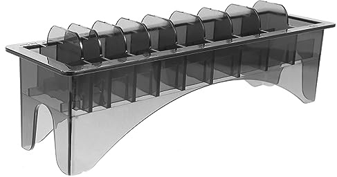 Veemoon Soporte Práctico para Cortadora de Pelo Diseño de 10 Rejillas y Compartimentos, Material Ps Fácil de Usar para Uso en Casa y Hotel