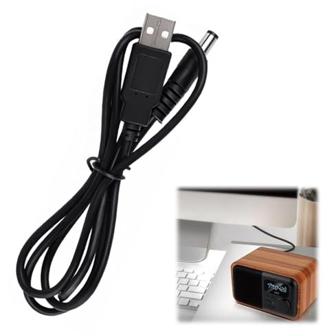 USB Charger Cable for Electric Toothbrush – Replacement DC USB Charging Cable, Electric Toothbrush Chargers, Small Pin Charger, Compatible with Many Series, 1M Length for Fast Charging