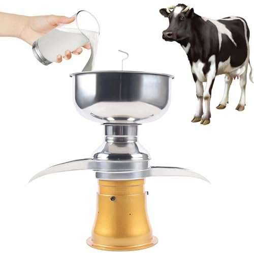 Separatore centrifugo elettrico for panna da 50 l/h, for burro, panna e centrifuga da cucina for la separazione della panna e la preparazione di milkshake