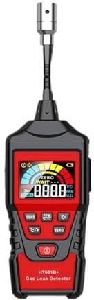 Analizzatore di Rilevatore di Fughe di Gas Suono e Schermo Allarme Combustibile Infiammabile Metano Naturale Tester Ampie applicazioni