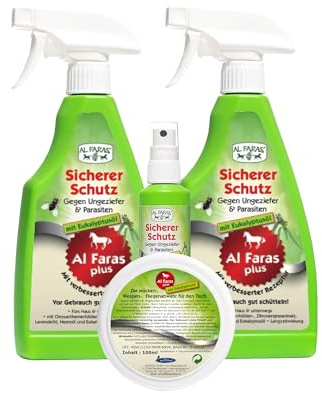 AL FARAS Insektenschutz 4er Set mit Eukalyptusöl