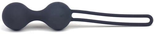 eeddoo® Premium Liebeskugeln - Silikon - Smart Balls für Sie & Ihn in Schwarz - Analkugeln - Butt Plug Kugeln - Analkette - Love Balls (Anal Beads biegsam weich Rückholschlaufe Sextoy Damen Joy Balls)