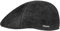 Stetson Texas Leder (Pigskin) Schiebermütze Herren - Ledermütze mit Baumwollfutter - Schirmmütze (Schirmlänge ca. 4.6 cm) - Flatcap aus Leder - Flat Cap Sommer/Winter schwarz M (56-57 cm)