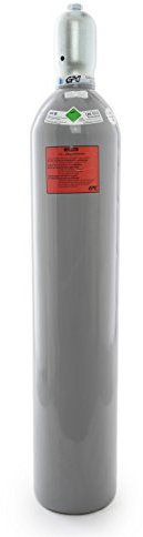 20 kg Kohlensäure Flasche/Neue CO2 Flasche/mit Steigrohr/Gasflasche (Eigentumsflasche) gefüllt mit Kohlensäure(CO2) / Lebensmittelqualität nach E290 / 10 Jahre TÜV ab Herstelldatum/made in EU