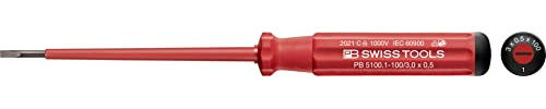 PB Swiss Tools Schlitz VDE Schraubenzieher, Grösse 1, 5100.1-100 CN