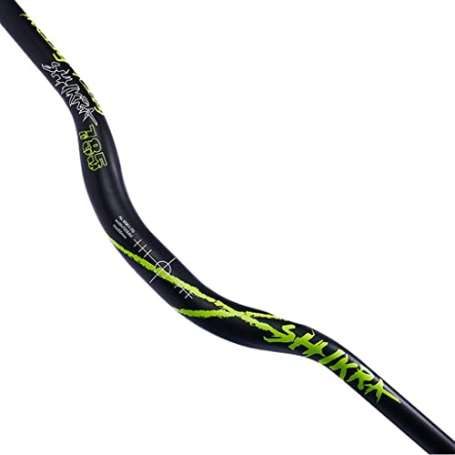 SM SunniMix Fahrralenker Rennrad Mountainbike MTB Lenker Riser Bar 31,8 x 785 mm - Schwarz + Grün