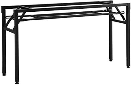 Klappbare Metall-Tischbeine, multifunktionales Zweischicht-Tischgestell, quadratisch verstellbare Möbelfüße 117 × 36 × 72 cm-schwarz