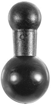 iBOLT 25mm / 1 inch to 17mm Composite Ball Adapter for Industry Standard Dual Ball Socket mounting arms- Works with All Industry Standard B Size/ 1 inch / 25mm and Garmin GPS 17mm Brackets