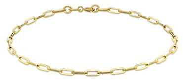 Carissima Gold Papierkette aus 9 Karat Gelbgold für Damen