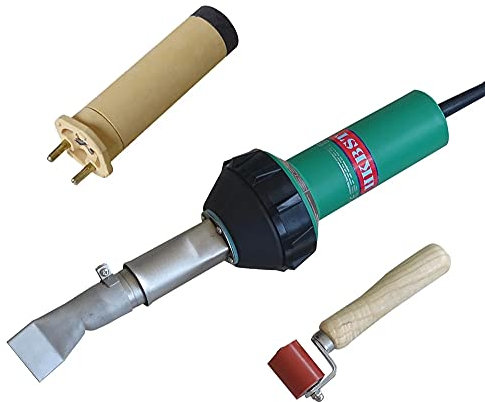 110V 1600W Plastic Welding Gun Hot Air Torch Heat Gun Welder for PVC Vinyl Floor, PP, PE Water Tank Geomembrane