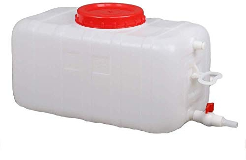 Bidon aqua 50L Bidón De Agua Plastico Depósito De Agua Gran Capacidad Contenedor De Almacenamiento De Agua Con Tapa Y Grifo Dispensador De Agua Portador De Almacenamiento De Agua for El Aire Libre Cám