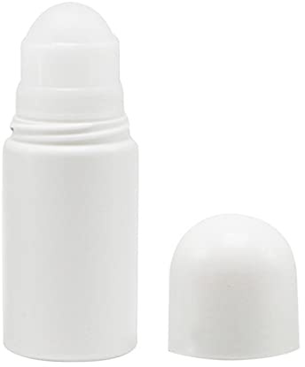 DASNTERED Botella enrollable portátil, 4 unidades de 50 ml, bálsamos labiales vacíos rellenables, botella de aceite esencial, a prueba de fugas, desodorante para protector solar, hidratante, etc