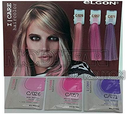Maschera ravviva colore per capelli in bustine da 25 ml (C/057 Fucsia Pastello)