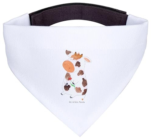 Mr. & Mrs. Panda Hundehalstuch S Kuh - Geschenk, Milch, Kühe, Hunde, Bauernhof, Halstuch, Kleine, Tuch, Motivtion, Spruch, Hof