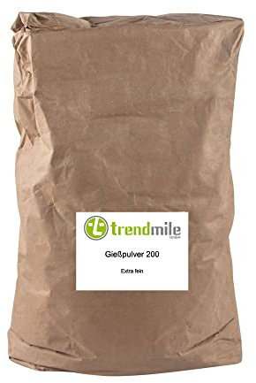 Gießpulver Trend 200 25kg / Gießmasse zum Basteln Modellieren - Reliefgießpulver Gipspulver zum gießen