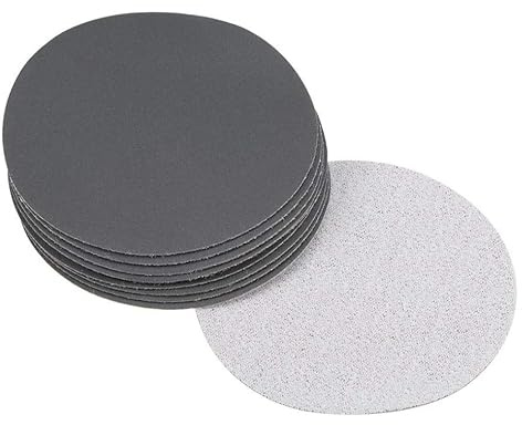 MACHSWON 3 Zoll Siliziumkarbid-Schleifpapier Nass-Trocken-Schleifscheiben Haken und Schleifen Schleifscheibe 1000 Körnung 10 Stk.