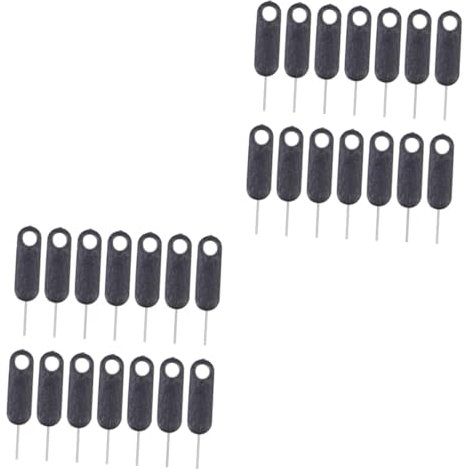 Artibetter 30pezzi Strumento di Espulsione Vassoio Sim per Telefono e Tablet Ago per Rimozione Schede Sim Pratico e Portatile per Chiavi