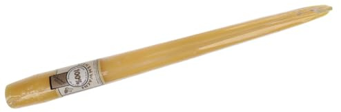 Steinhart Kerzen 100% Bienenwachs Spitzkerzen 245 x Ø 23 mm, 12 Stück, Honigduft