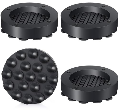 AiQInu 4 Piezas Soporte Lavadora, Soporte Antivibración para Lavadora Universal, Almohadillas de Goma para Pies, Patas Lavadora Antivibración, Patas Antivibracion Lavadora para Lavadoras y Secadoras
