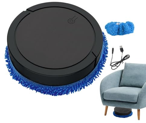 Robot de nettoyage automatique, robot laveur automatique - Machine électrique de nettoyage humide et sec - Vadrouille de nettoyage de sol silencieuse multi-usages pour le nettoyage des sols durs et de