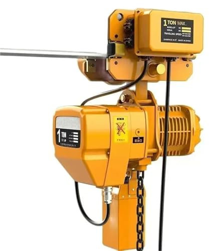 Palan Électrique Palan électrique, grue à chaîne, 1 tonne-5 tonnes, 220/380 V, amovible, télécommande à panneau, industriel Treuil de Levage(2Ton)