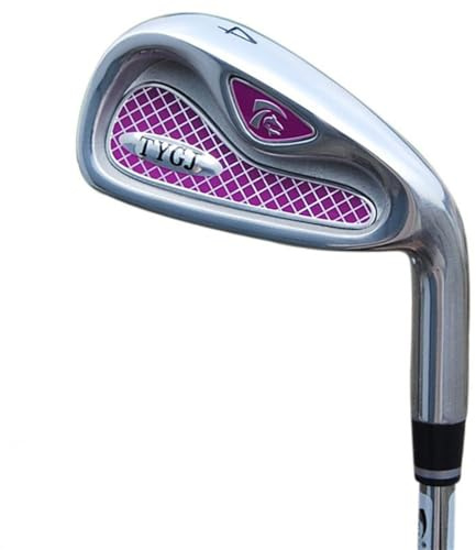 Ferri da golf in acciaio inossidabile/carbonio per golfisti sportivi, ferri da golf singoli #4/5/6/7/8/9/P/S nella categoria Single Club (#4, con albero in carbonio)