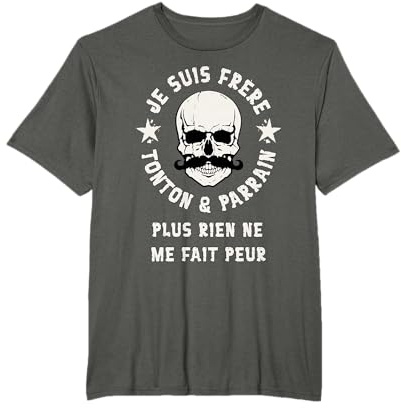 Frère Tonton et Parrain Idée-cadeau Baptême Futur Parrain T-Shirt