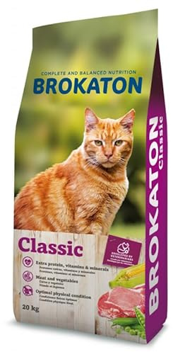 BROKATON - Comida para Gatos - Pienso para Gatos Saco 20 kg