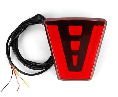 NAUTIG Fari Posteriori SUV Rosso Terza Luce Di Coda Posteriore Freno Universale Paraurti Posteriore Diffusore Fendinebbia Posteriore F1 Stile Strobe Freno Staffa Montaggio