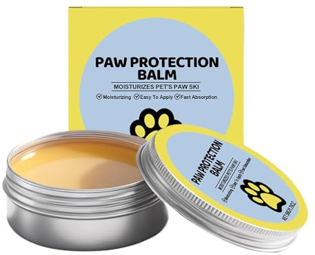 Pfotenschutzbalsam, Mit Aloe Und Bienenwachs, 50 G, Feuchtigkeitscreme Für Hundenasen, Winterpfotenfeuchtigkeitscreme, Lecksichere Formel, Für Trockene Nase, Krallenpflege, Bad, Zuhause, Draußen, Wint