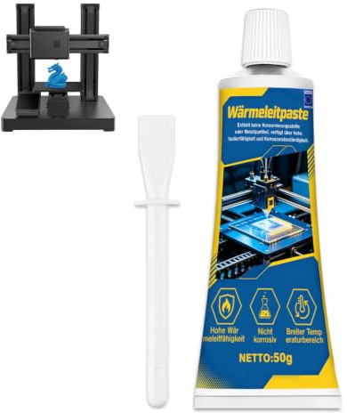 Pâte thermique - Pâte thermique résistante aux hautes températures jusqu'à 350 °C - Pour imprimante 3D Hotend et buse - Forte conductivité thermique - Convient pour le refroidissement de toutes les