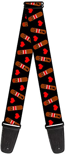 buckle-down Gitarrengurt 34-60 Skateboard Love