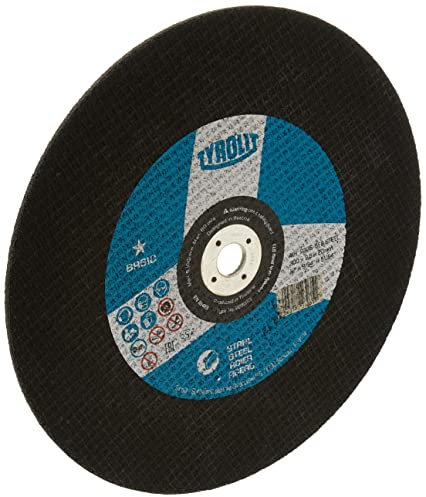 TYROLIT 223035 BASIC Metal Cutting Discs for Steel - Universal Cut Off Wheels - Angle Grinder Discs - 300 x 3.5 x 20 mm - 10-Pack