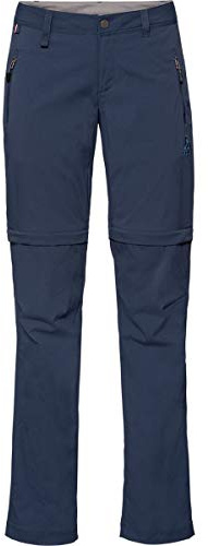 Odlo Pants zip-off WEDGEMOUNT Pants Femme diving navy FR : L (Taille Fabricant : 42)