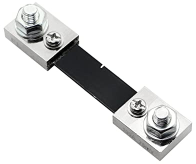 RIIEYOCA 100A 75mV Ammetro shunt， Resistore shunt corrente DC per amperometro digitale Misuratore analogico