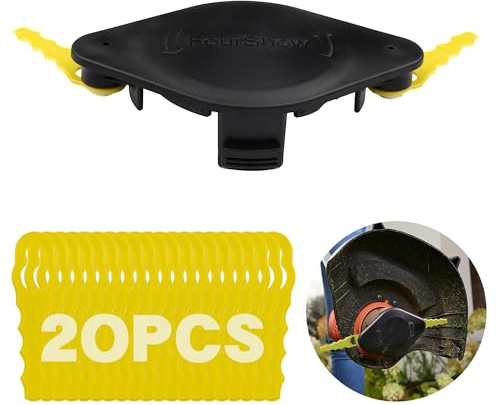 【Upgrade Quick-Load】A6481 A6485 String Trimmer Bladed Head Compatible with Black Decker Strimmer STC1820PC-GB BESTA530 BESTA525 ST5530 GLC3630,Replacement of A6481 A6485 Spool Lines,with 20 Pcs Blades