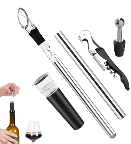 Wine Cooler Stick, Beer Cooler Stick - Cooling Stick Set for Bottle Drinks | Wine Bottle Freezer Stick, Wine Cooler Stick for Dad, Boyfriend, Christmas Stocking Filler, Beer Lovers