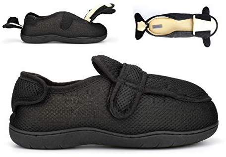 Mens Extra Wide Fit Slippers Mens Extra Wide Slippers Mens Wide Fit Slippers Size 3 Size 13 Slippers Memory Foam Insole Dual Sized Slippers