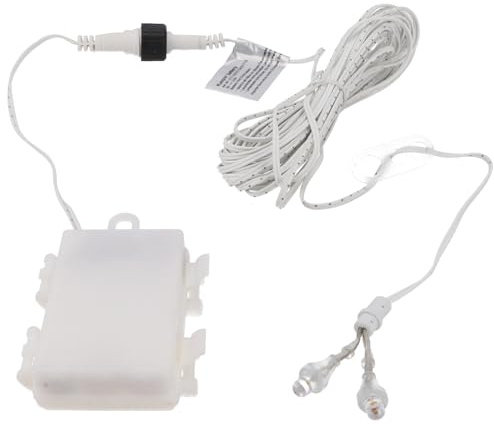 GURU SHOP LED Beleuchtungsset Für Außensterne, Außenleuchten, Papiersterne 7m - Set 3 mit Batteriebox 2,4W, 700x4x4 cm