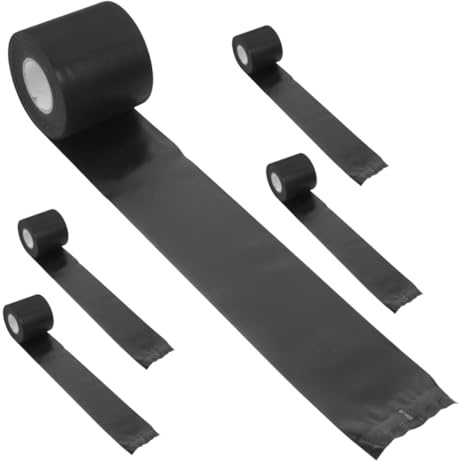 Gadpiparty 5 Rolls HVAC Air Conditioning Tape Thermal Pipe Insulation Wrap for Outdoor Pipe Protection Weather-Resistant Flexible Moisture Barrier for HVAC System Efficiency