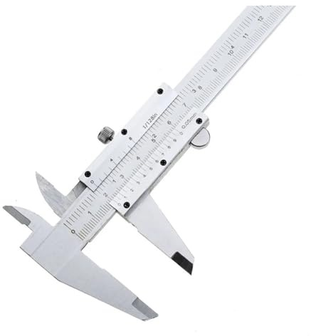 Calibrador Vernier De 6 , 0-150mm/0,05mm, 0,008 Pulgadas, Calibradores Metálicos, Herramientas Medición Micrométricas NíTido Y FáCil De Leer