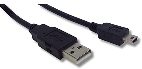 Lineaire PCUSB215C Câble USB 2.0 Type A mâle/Mini USB Type B 1,50 m Noir