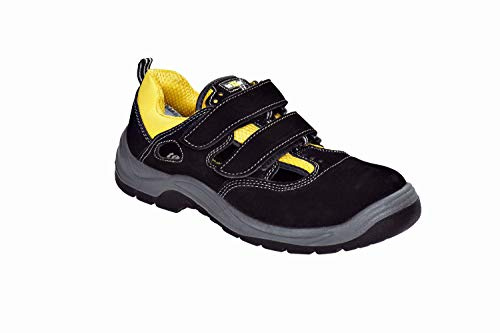 Texxor 6115 - Romanos de la sandalia de la seguridad s1 ligero arbeitssandale, tamaño 45, negro,